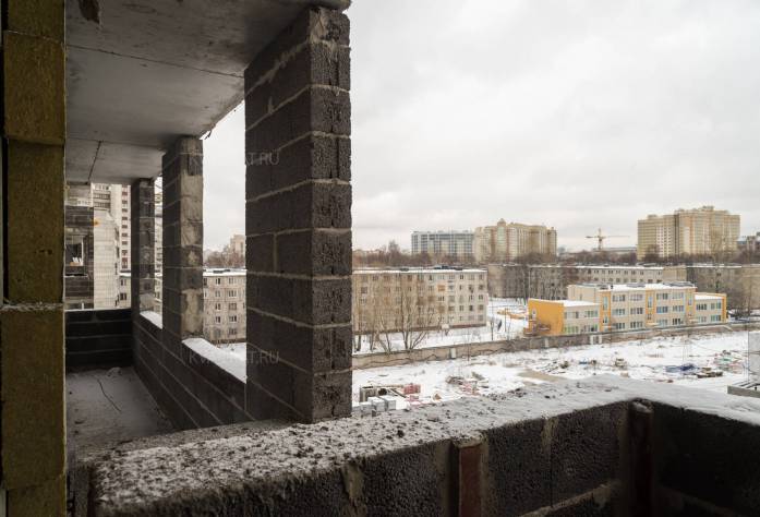 Строительство ЖК «Green City» (вид с балкона): 05.02.16